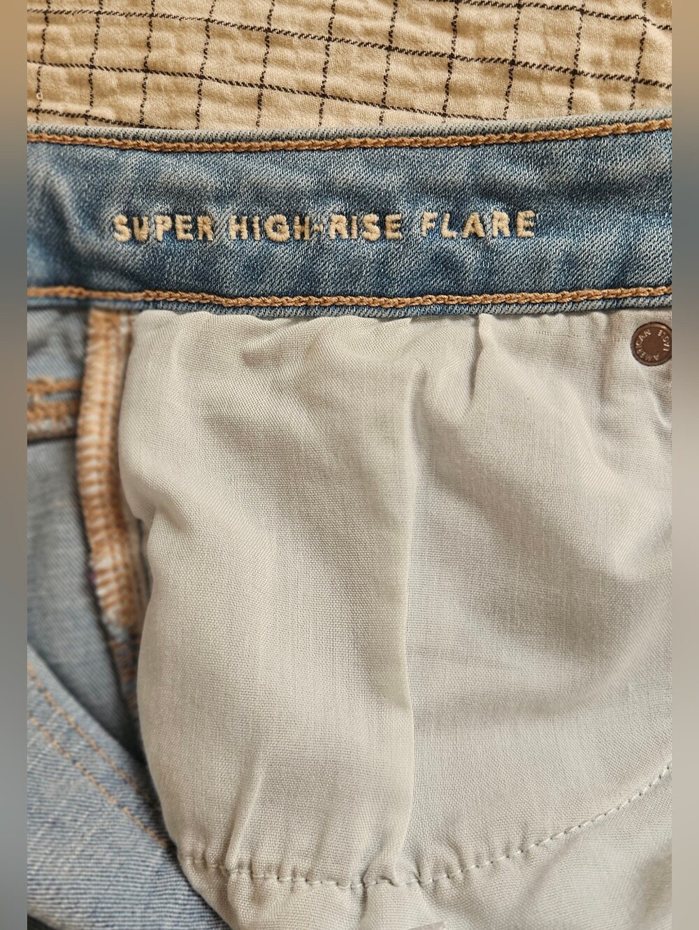 American Eagle Flare Jeans 8 Regular - Picture 5 of 6